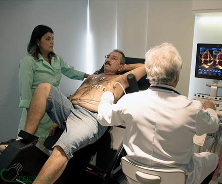 Ecocardiograma de Esforco em Bicicleta Supina